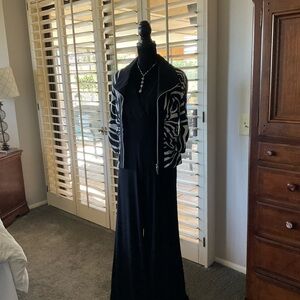 Evening Wear Joseph Ribkoff Zibra Jacket size 10 +Ciara Sun Woo jumpsuit size L